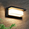 black outdoor night light