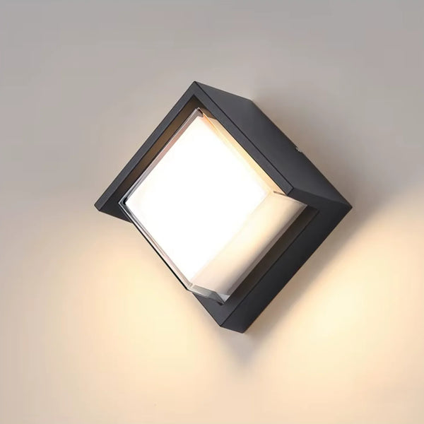 black wall lamp
