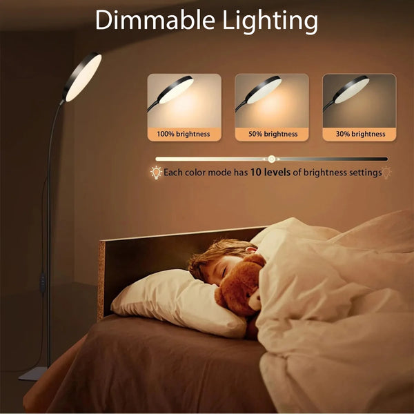 simple led floor lamp