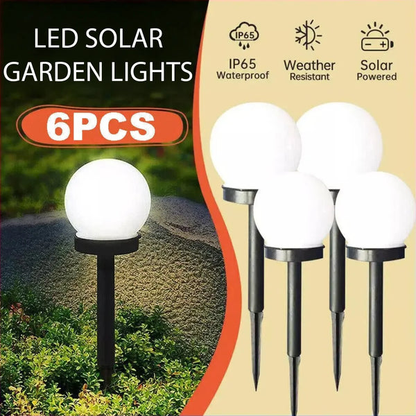 led solar garden lights