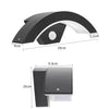 black outdoor wall lights with sensor