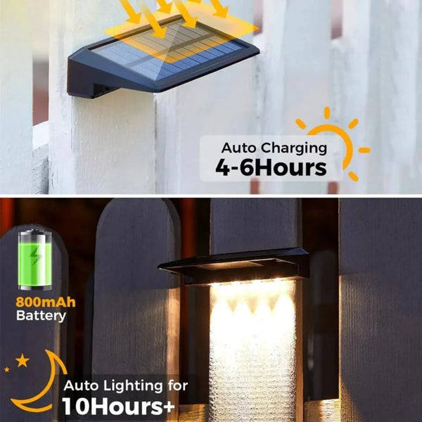 solar wall lights